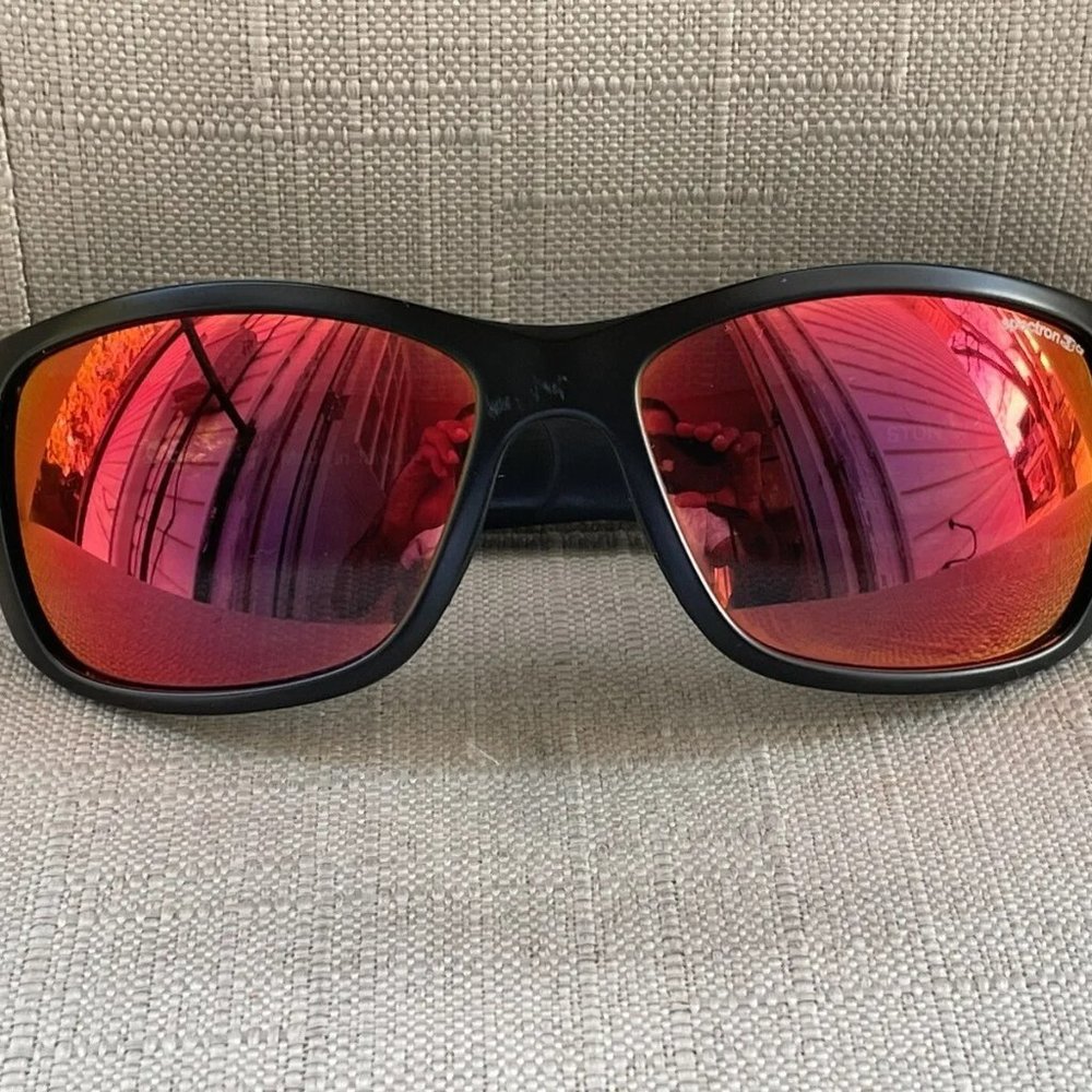 Stony Men Sunglasses Mirror Lenses Lack Wrap Eyewear Shades